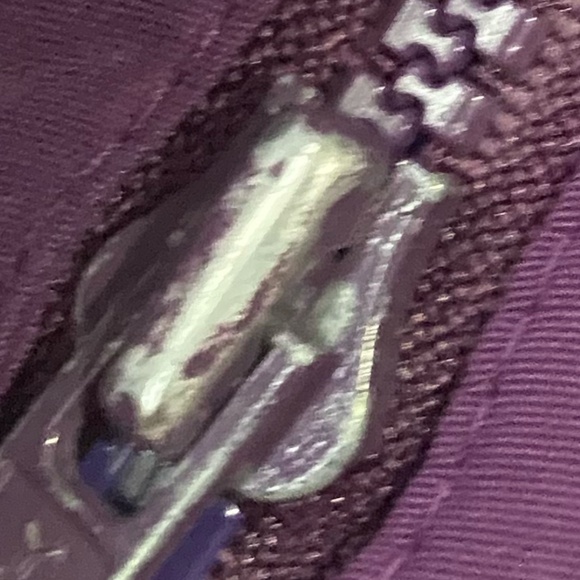 Lands End Womens Purple Nylon Navy Fleece Lined Lightweight Jacket. Sz -S - Picture 14 of 15